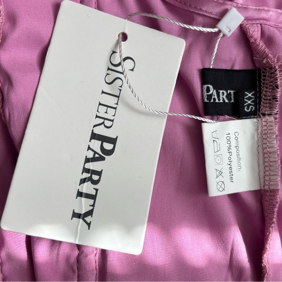 NWT Pink Lace Corset Top | SisterParty | Size: XXS - Picture 9 of 11